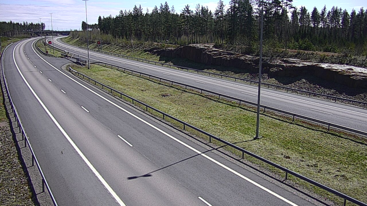 Weather Camera Image Väg 7 Vederlax, Vaalimaan tunneli, suuaukko öst, Virolahti, Kymenlaakso