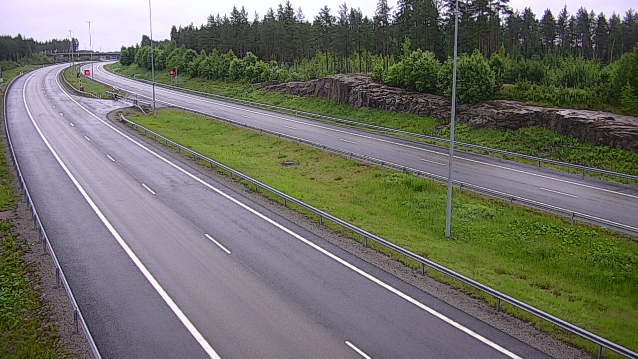 Weather Camera Image Väg 7 Vederlax, Vaalimaan tunneli, suuaukko öst, Virolahti, Kymenlaakso