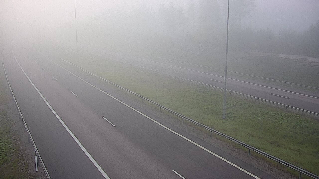 Weather Camera Image Road 7 Virolahti, Vaalimaan tunneli, suuaukko west, Virolahti, Kymenlaakso