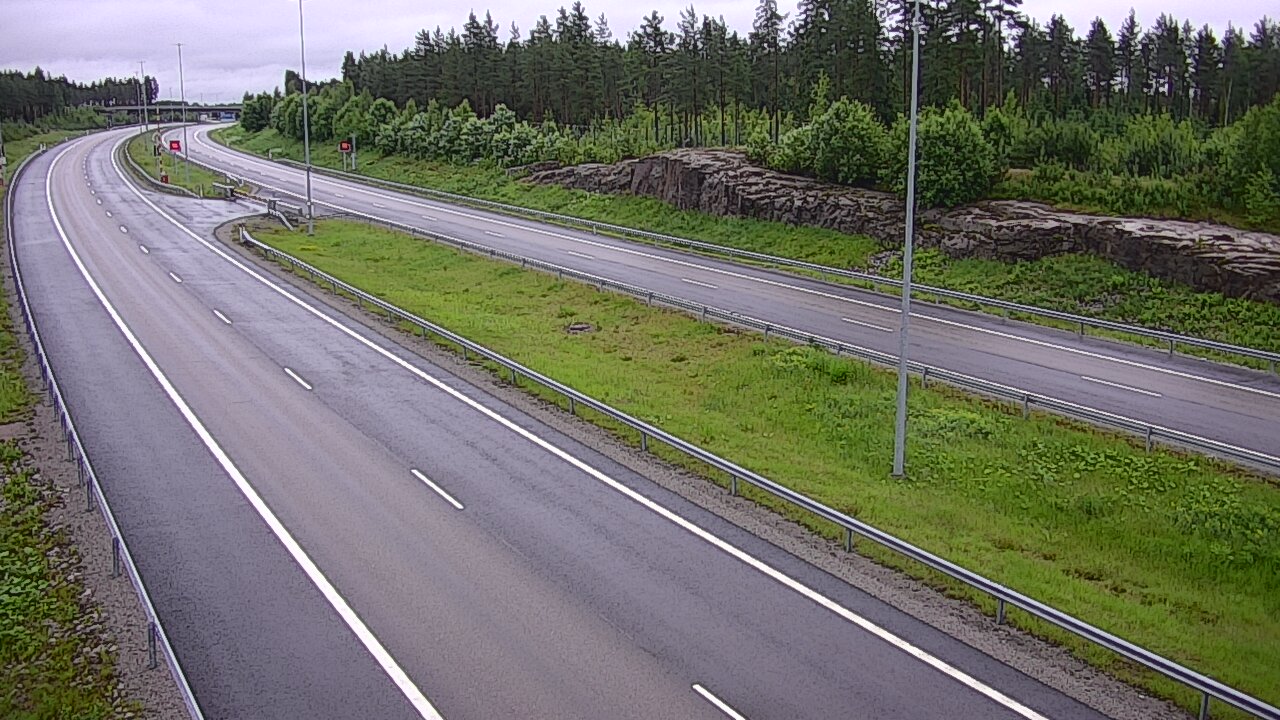 Weather Camera Image Väg 7 Vederlax, Vaalimaan tunneli, suuaukko öst, Virolahti, Kymenlaakso