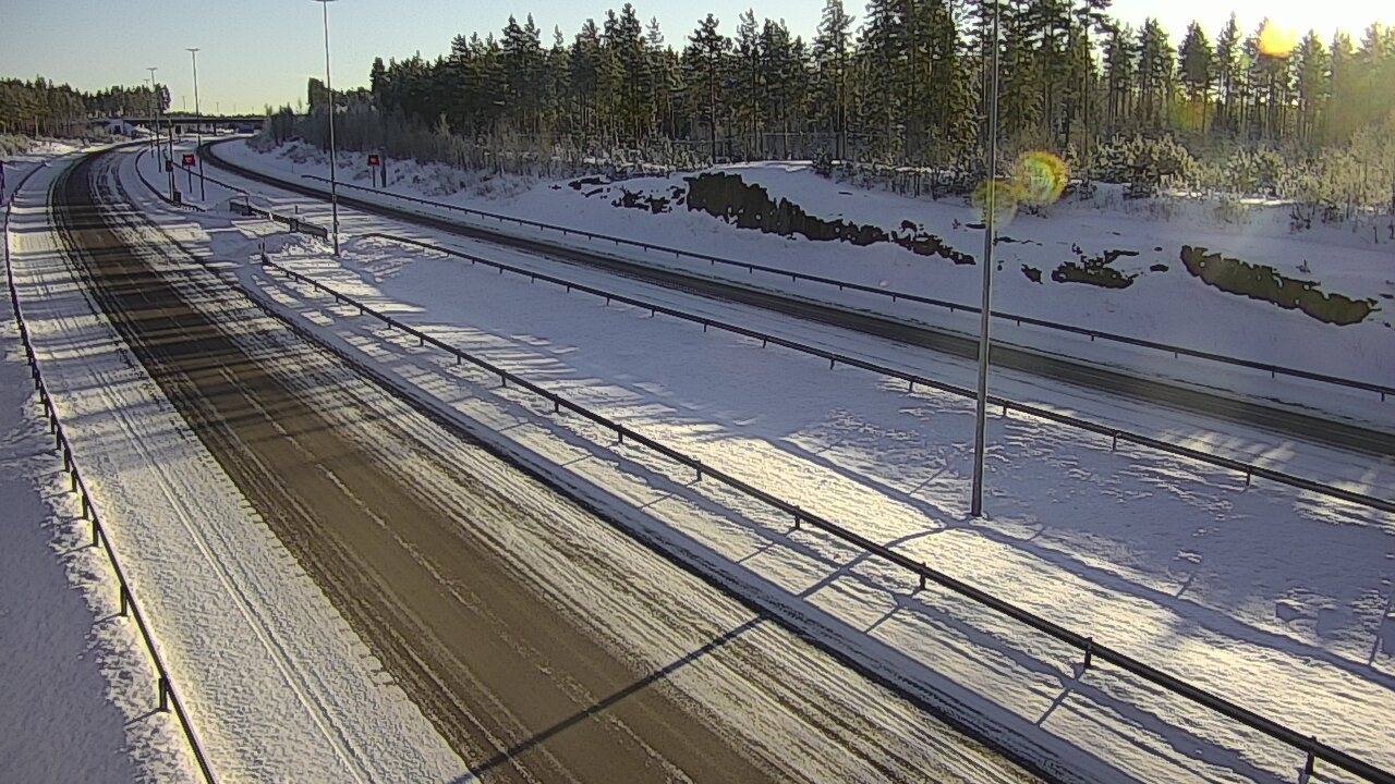 Weather Camera Image Väg 7 Vederlax, Vaalimaan tunneli, suuaukko öst, Virolahti, Kymenlaakso