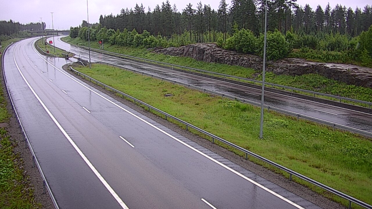 Weather Camera Image Väg 7 Vederlax, Vaalimaan tunneli, suuaukko öst, Virolahti, Kymenlaakso