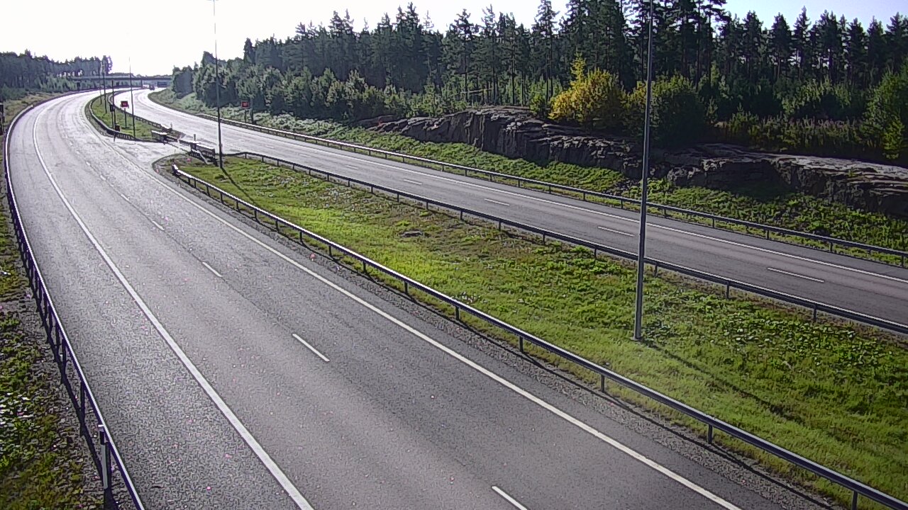 Weather Camera Image Road 7 Virolahti, Vaalimaan tunneli, suuaukko west, Virolahti, Kymenlaakso