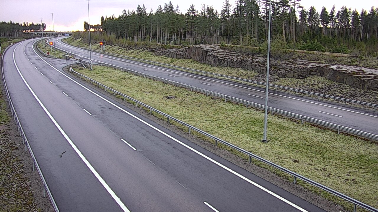 Weather Camera Image Road 7 Virolahti, Vaalimaan tunneli, suuaukko west, Virolahti, Kymenlaakso