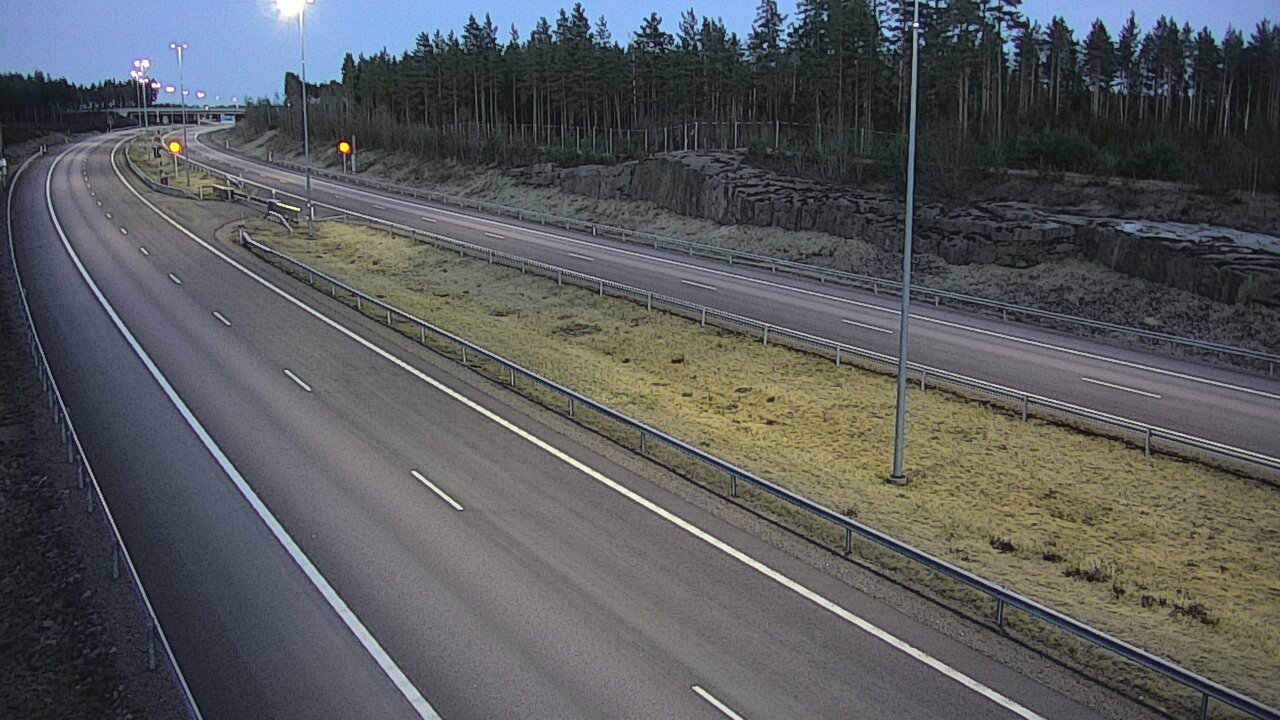 Weather Camera Image Väg 7 Vederlax, Vaalimaan tunneli, suuaukko öst, Virolahti, Kymenlaakso