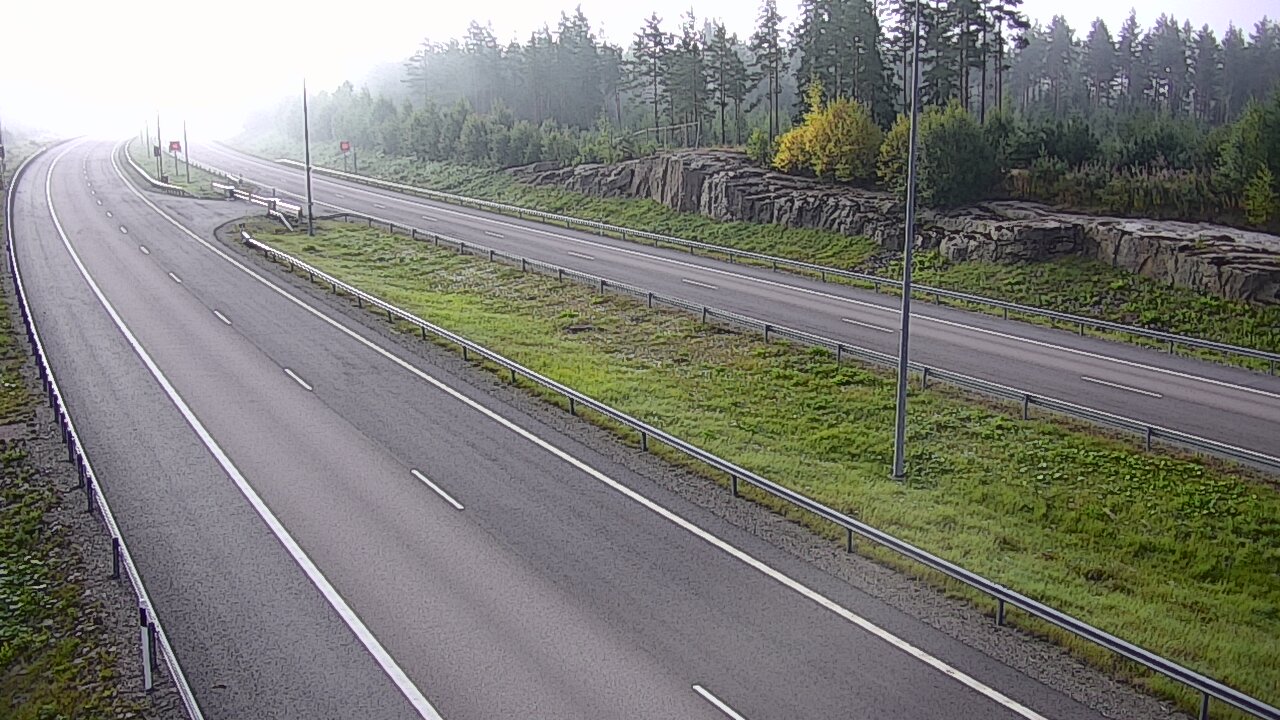 Weather Camera Image Road 7 Virolahti, Vaalimaan tunneli, suuaukko west, Virolahti, Kymenlaakso