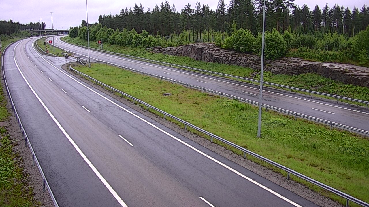 Weather Camera Image Väg 7 Vederlax, Vaalimaan tunneli, suuaukko öst, Virolahti, Kymenlaakso