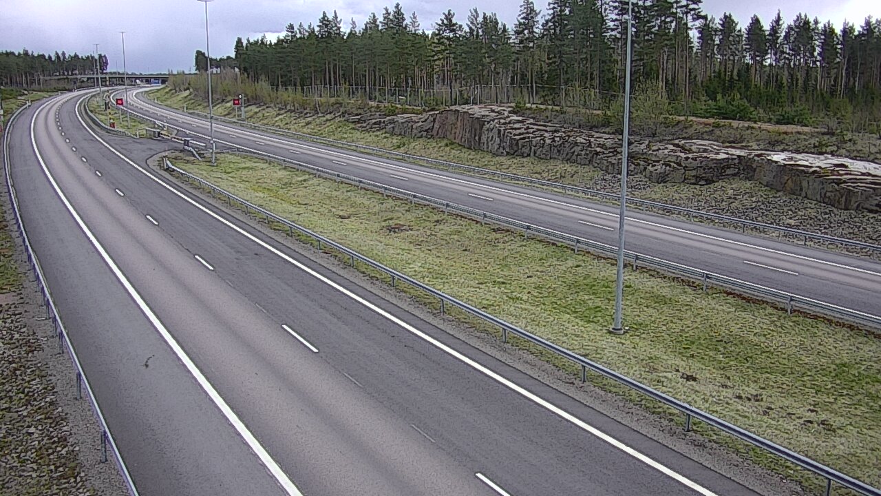Weather Camera Image Road 7 Virolahti, Vaalimaan tunneli, suuaukko west, Virolahti, Kymenlaakso