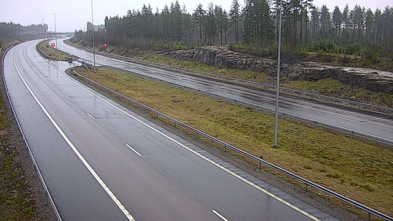 Weather Camera Image Väg 7 Vederlax, Vaalimaan tunneli, suuaukko öst, Virolahti, Kymenlaakso