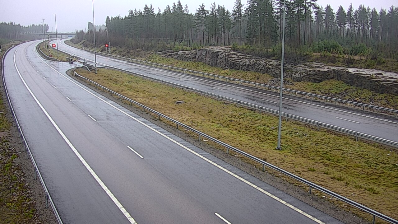 Weather Camera Image Väg 7 Vederlax, Vaalimaan tunneli, suuaukko öst, Virolahti, Kymenlaakso