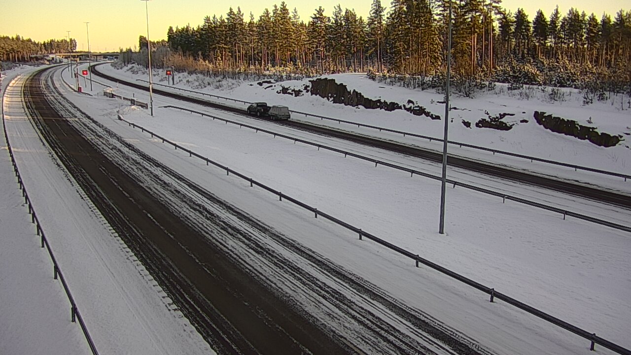 Weather Camera Image Väg 7 Vederlax, Vaalimaan tunneli, suuaukko öst, Virolahti, Kymenlaakso
