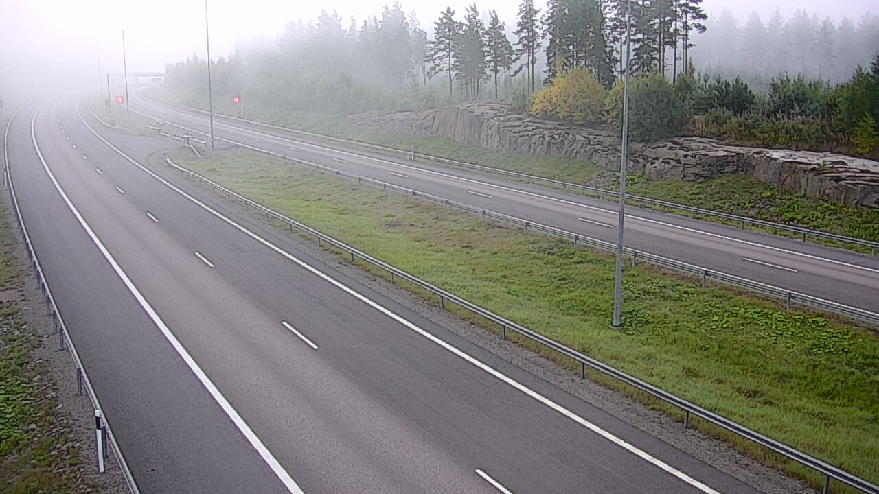 Weather Camera Image Road 7 Virolahti, Vaalimaan tunneli, suuaukko west, Virolahti, Kymenlaakso