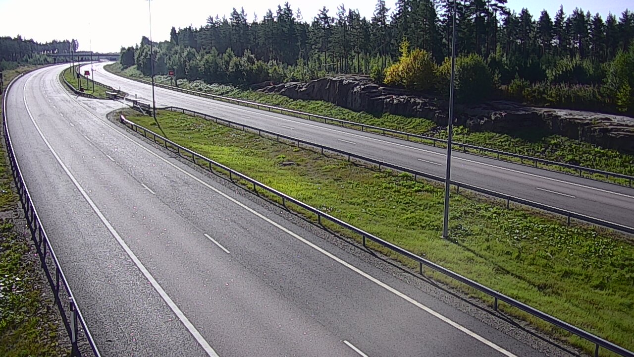Weather Camera Image Road 7 Virolahti, Vaalimaan tunneli, suuaukko west, Virolahti, Kymenlaakso