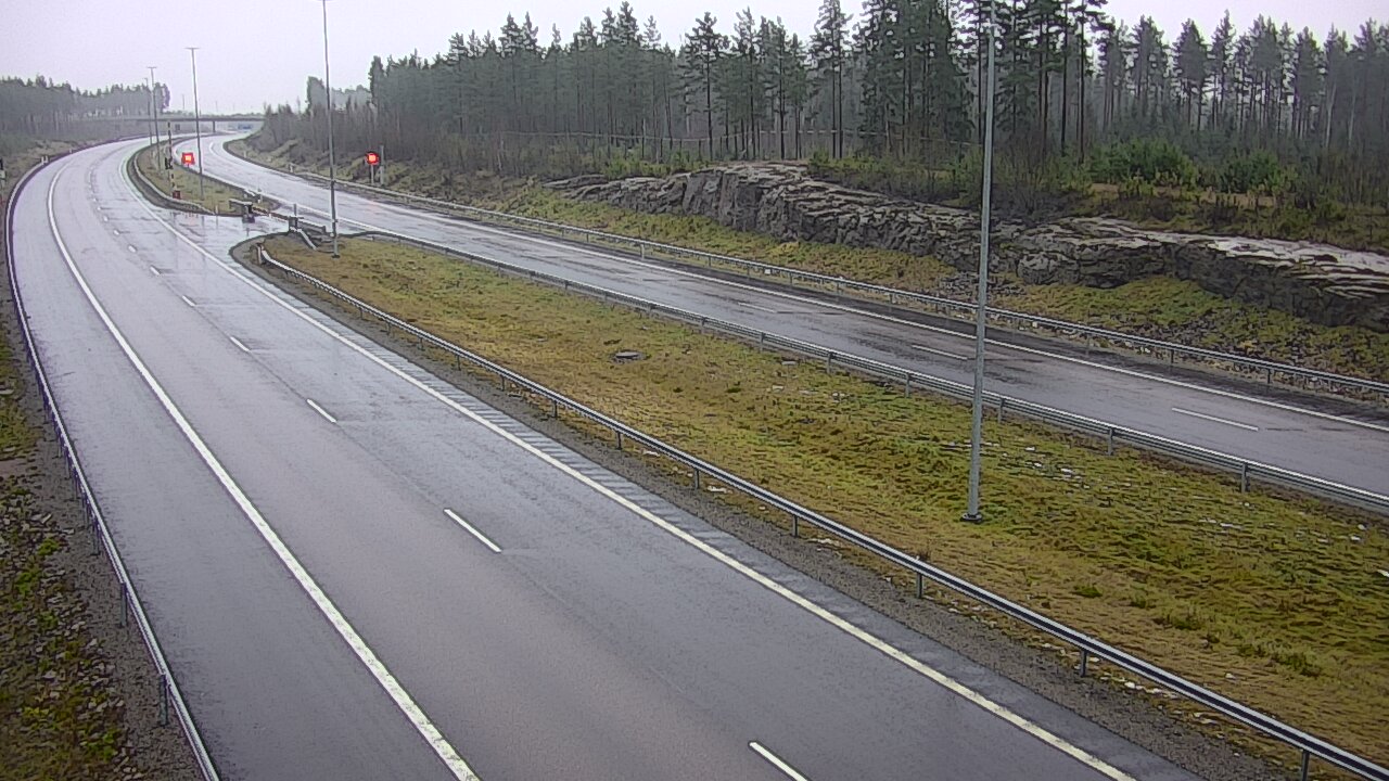 Weather Camera Image Väg 7 Vederlax, Vaalimaan tunneli, suuaukko öst, Virolahti, Kymenlaakso