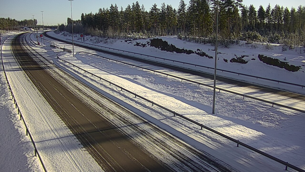 Weather Camera Image Väg 7 Vederlax, Vaalimaan tunneli, suuaukko öst, Virolahti, Kymenlaakso