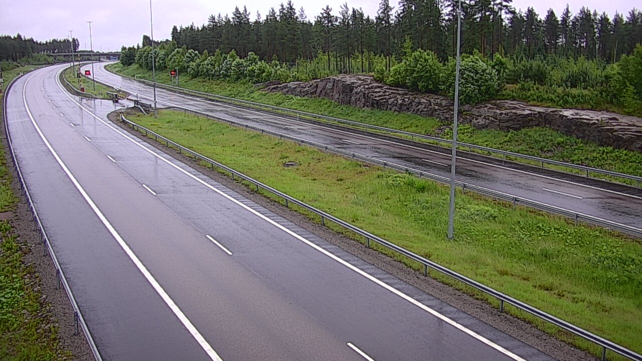 Weather Camera Image Väg 7 Vederlax, Vaalimaan tunneli, suuaukko öst, Virolahti, Kymenlaakso