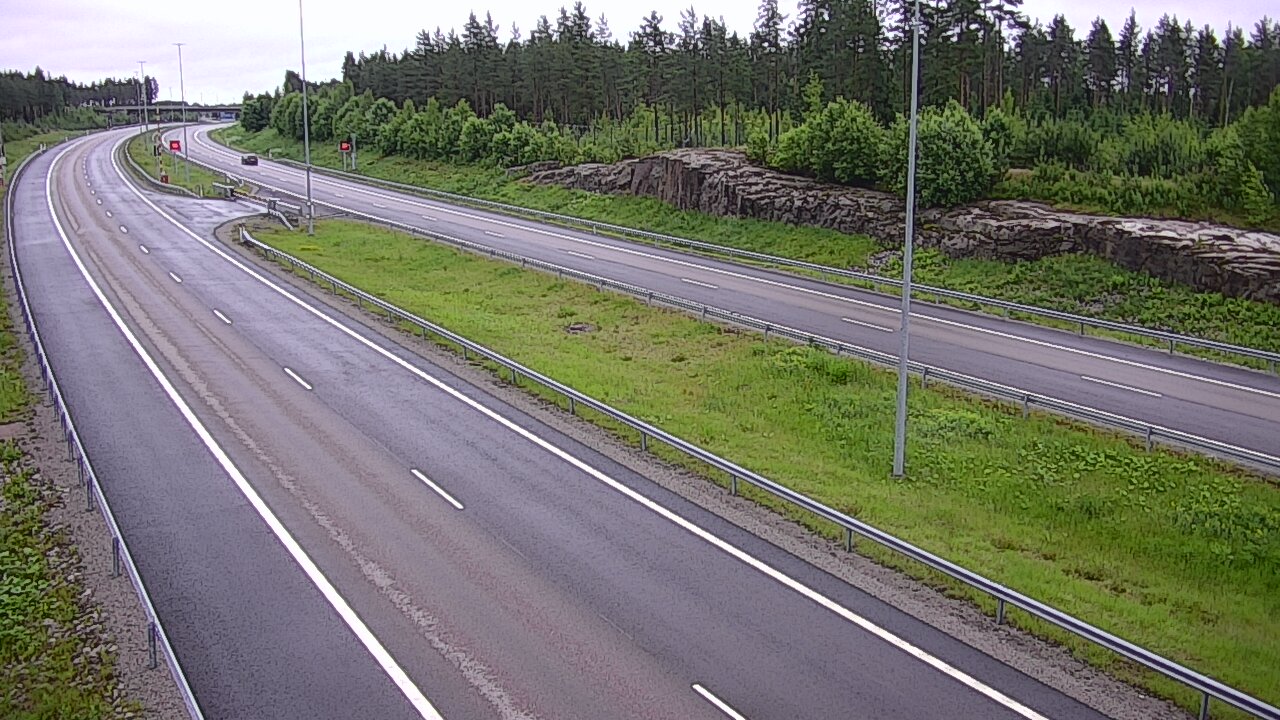 Weather Camera Image Väg 7 Vederlax, Vaalimaan tunneli, suuaukko öst, Virolahti, Kymenlaakso