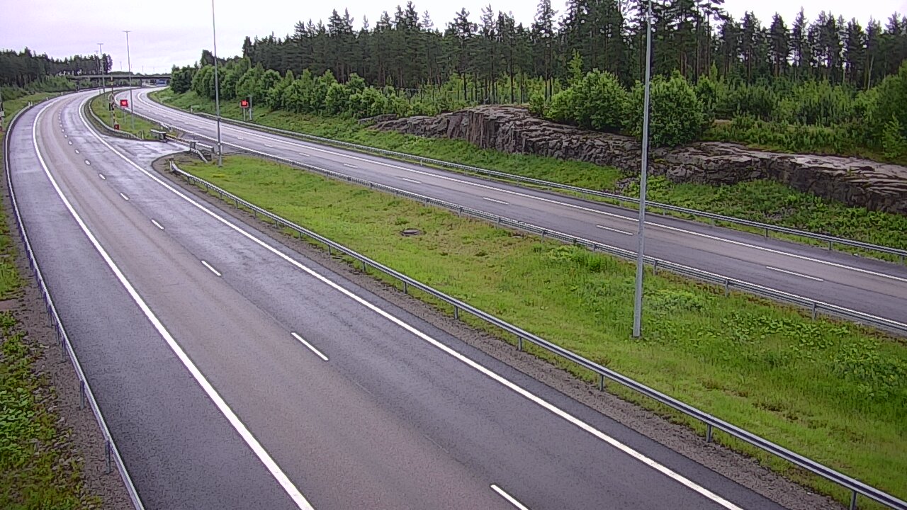 Weather Camera Image Väg 7 Vederlax, Vaalimaan tunneli, suuaukko öst, Virolahti, Kymenlaakso