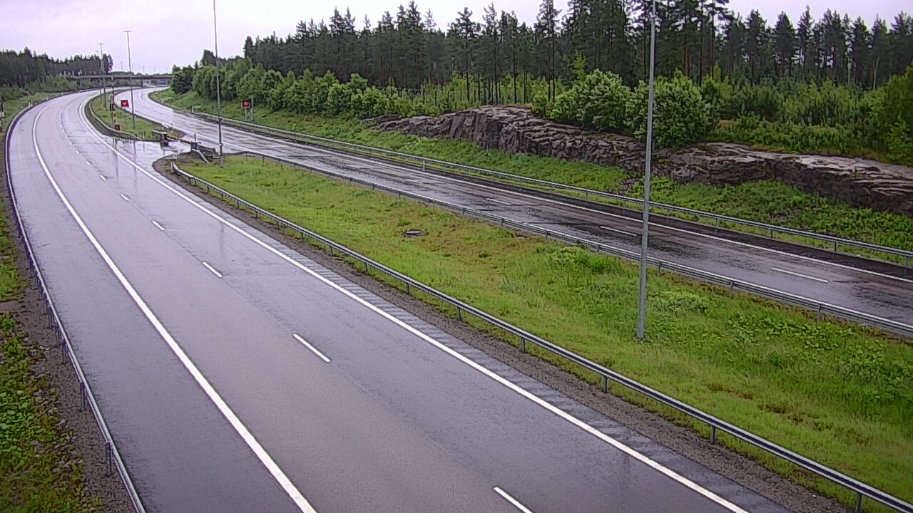 Weather Camera Image Väg 7 Vederlax, Vaalimaan tunneli, suuaukko öst, Virolahti, Kymenlaakso