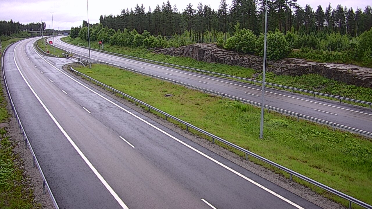Weather Camera Image Väg 7 Vederlax, Vaalimaan tunneli, suuaukko öst, Virolahti, Kymenlaakso