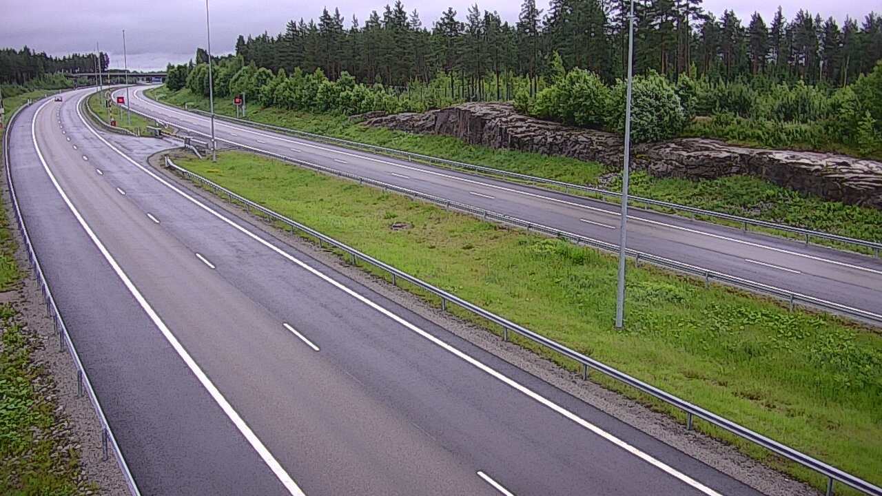Weather Camera Image Väg 7 Vederlax, Vaalimaan tunneli, suuaukko öst, Virolahti, Kymenlaakso