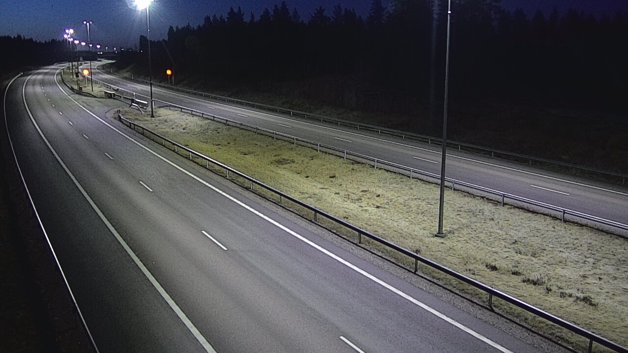 Weather Camera Image Road 7 Virolahti, Vaalimaan tunneli, suuaukko west, Virolahti, Kymenlaakso
