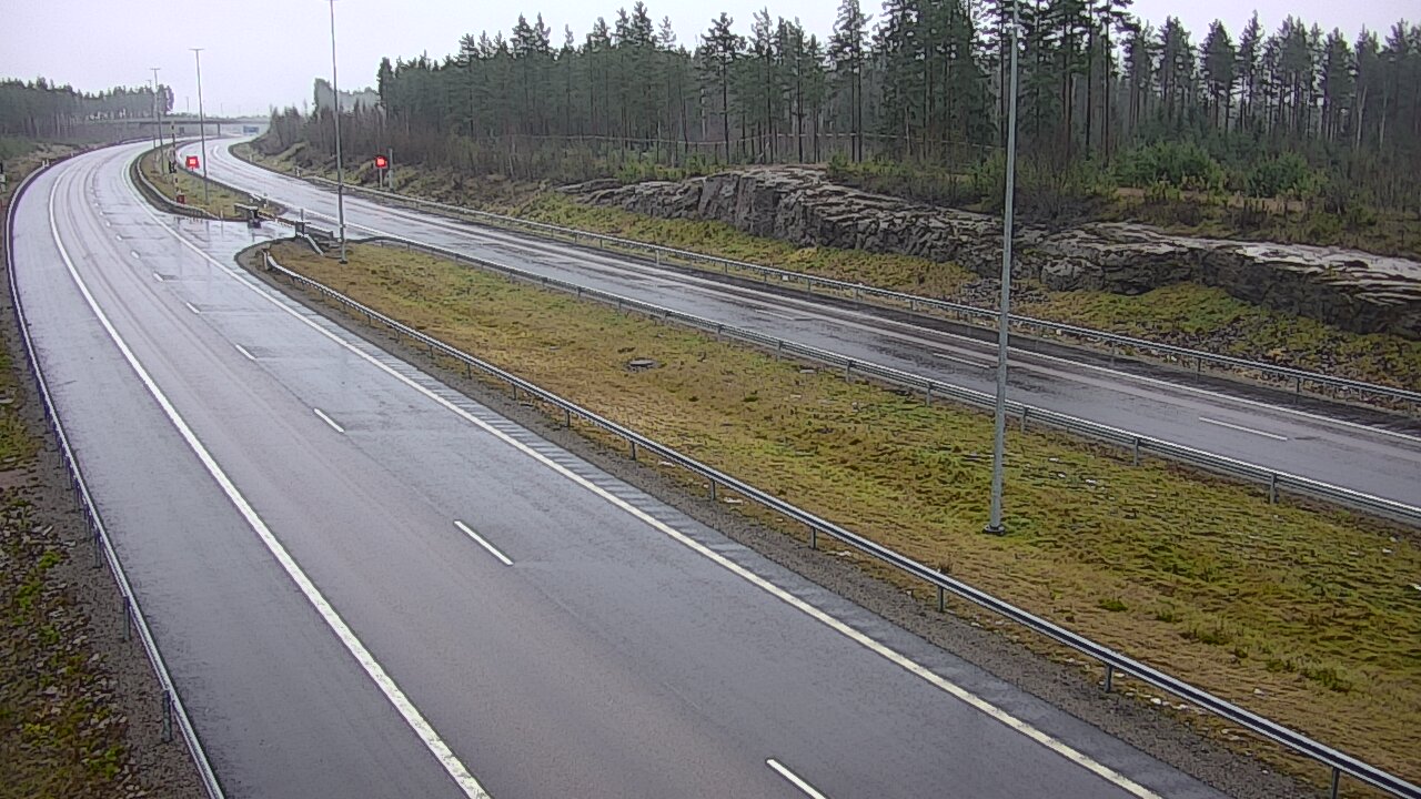 Weather Camera Image Väg 7 Vederlax, Vaalimaan tunneli, suuaukko öst, Virolahti, Kymenlaakso