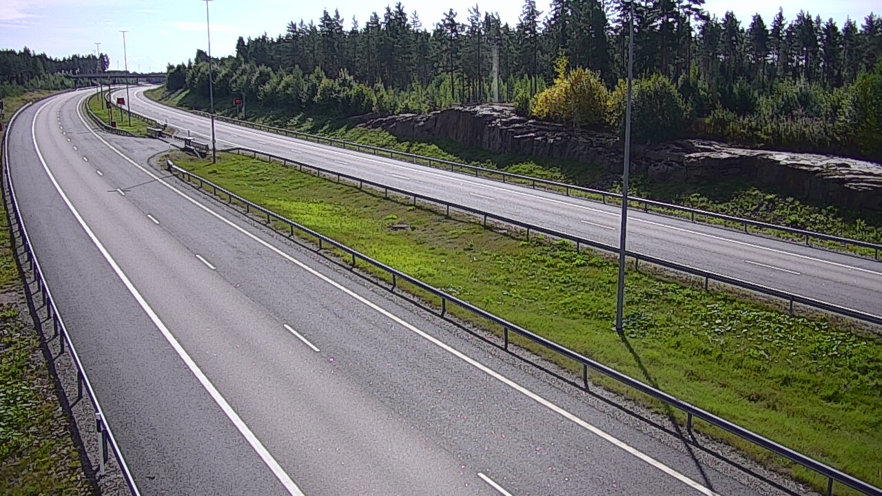 Weather Camera Image Road 7 Virolahti, Vaalimaan tunneli, suuaukko west, Virolahti, Kymenlaakso