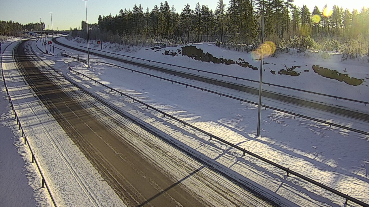 Weather Camera Image Väg 7 Vederlax, Vaalimaan tunneli, suuaukko öst, Virolahti, Kymenlaakso