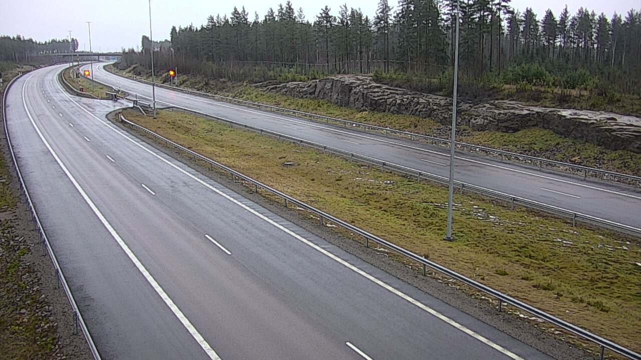 Weather Camera Image Väg 7 Vederlax, Vaalimaan tunneli, suuaukko öst, Virolahti, Kymenlaakso