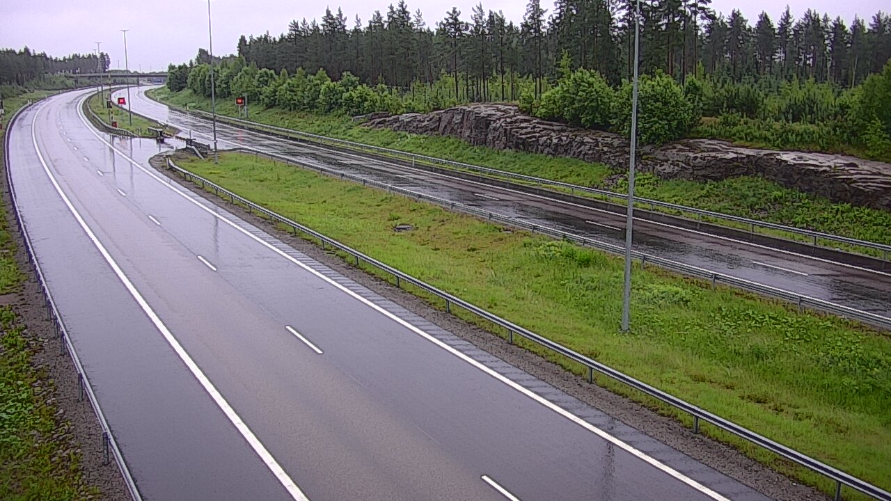 Weather Camera Image Väg 7 Vederlax, Vaalimaan tunneli, suuaukko öst, Virolahti, Kymenlaakso