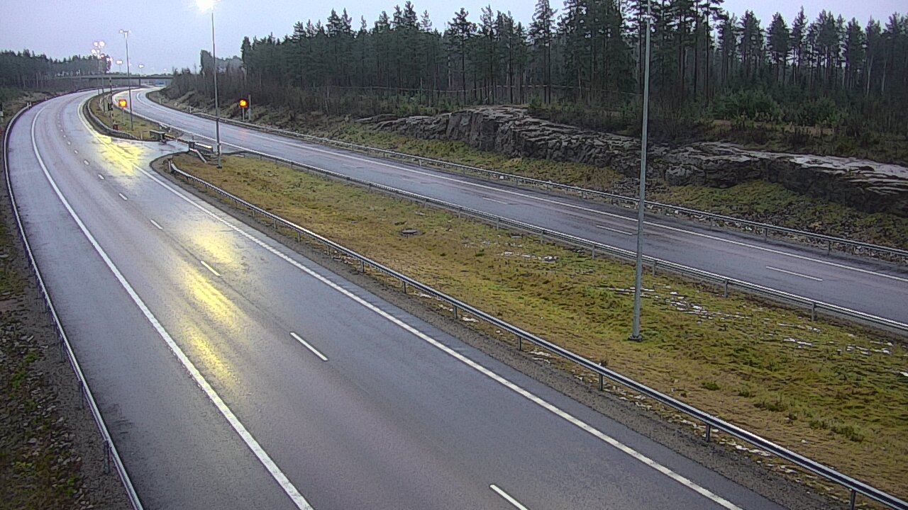 Weather Camera Image Väg 7 Vederlax, Vaalimaan tunneli, suuaukko öst, Virolahti, Kymenlaakso