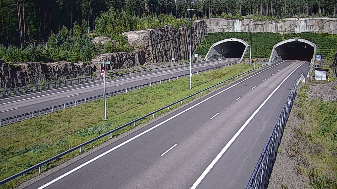 Kelikamerat Kuva Tie 7 Virolahti, Vaalimaan tunneli, suuaukko länsi, Virolahti, Kymenlaakso
