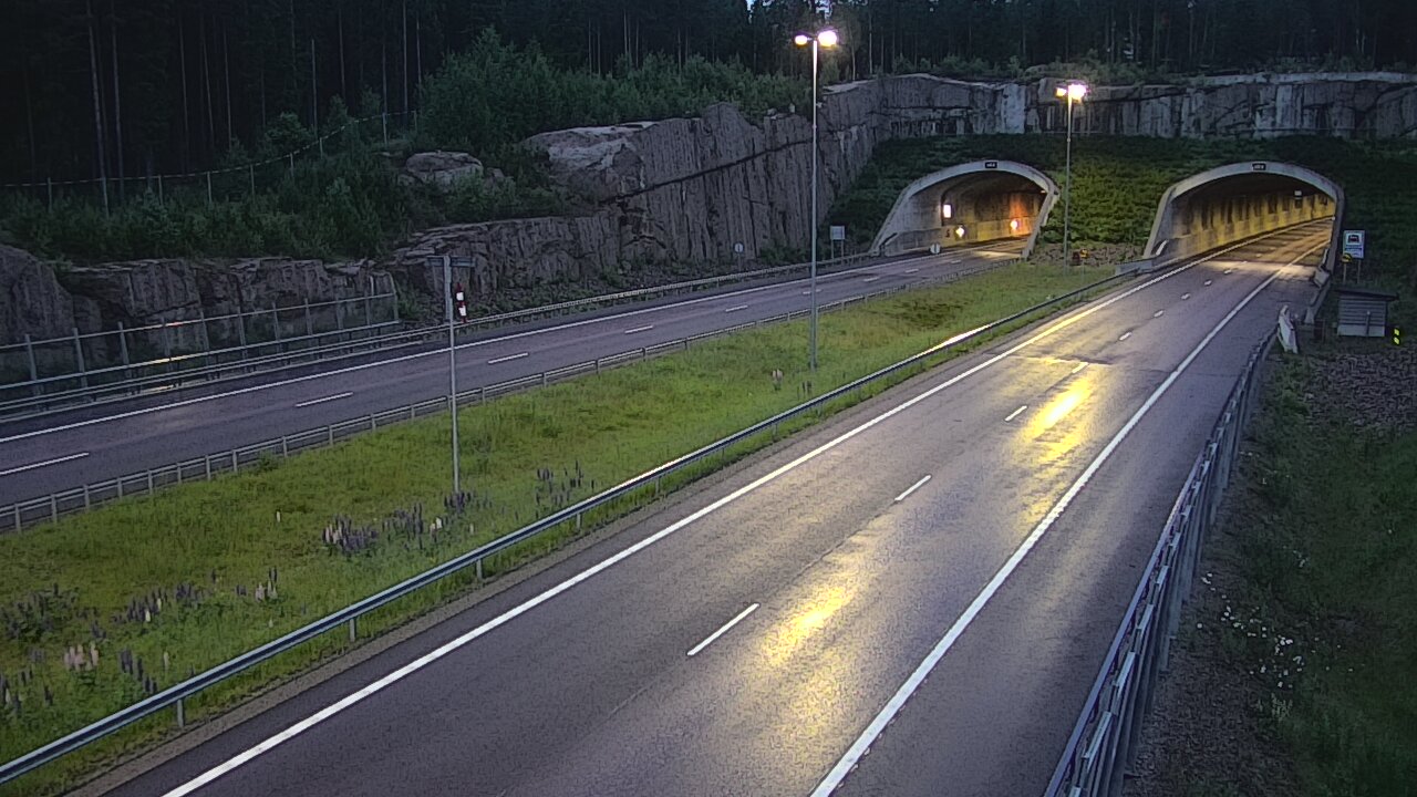 Kelikamerat Kuva Tie 7 Virolahti, Vaalimaan tunneli, suuaukko länsi, Virolahti, Kymenlaakso