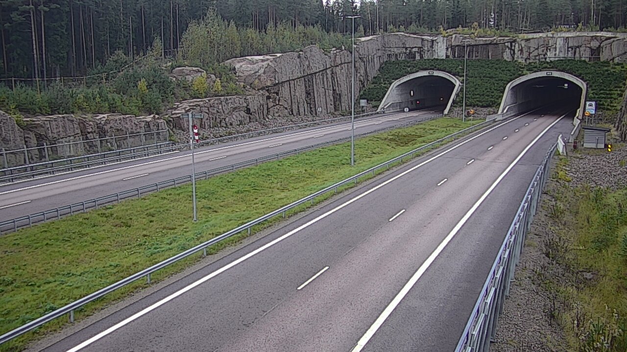 Kelikamerat Kuva Tie 7 Virolahti, Vaalimaan tunneli, suuaukko länsi, Virolahti, Kymenlaakso