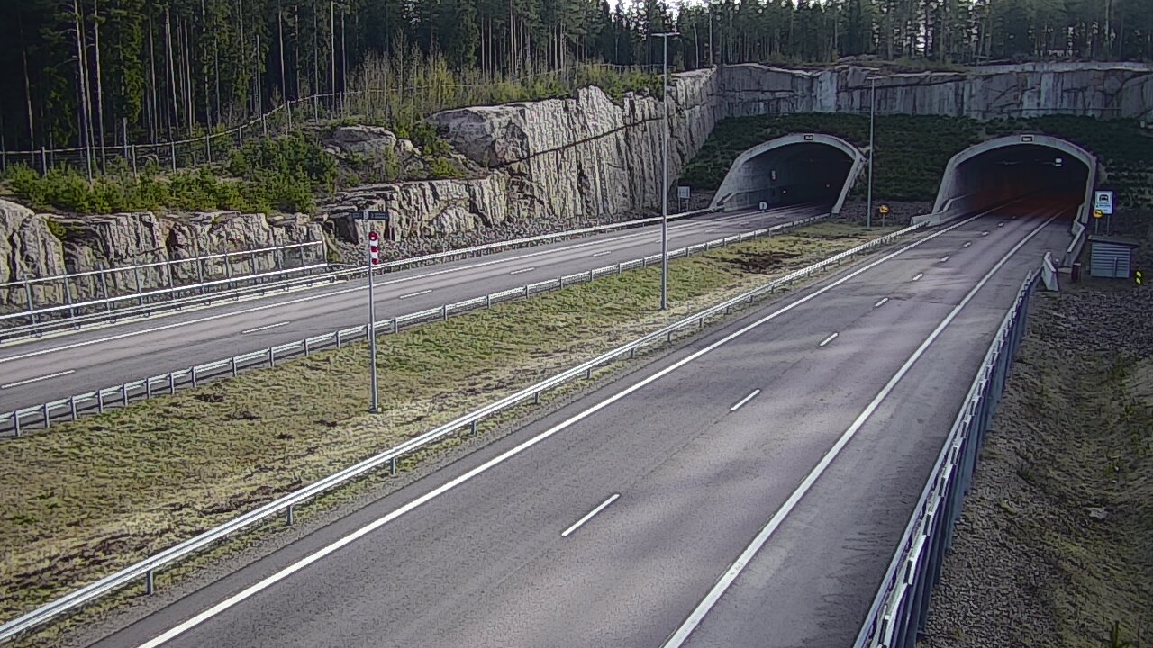 Kelikamerat Kuva Tie 7 Virolahti, Vaalimaan tunneli, suuaukko länsi, Virolahti, Kymenlaakso