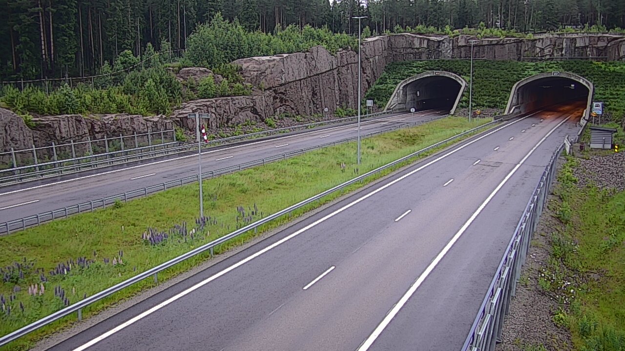 Weather Camera Image Road 7 Virolahti, Vaalimaan tunneli, suuaukko west, Virolahti, Kymenlaakso