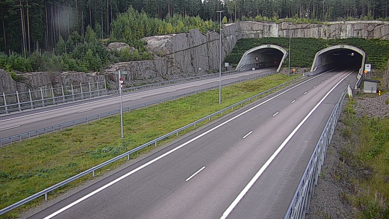 Kelikamerat Kuva Tie 7 Virolahti, Vaalimaan tunneli, suuaukko länsi, Virolahti, Kymenlaakso