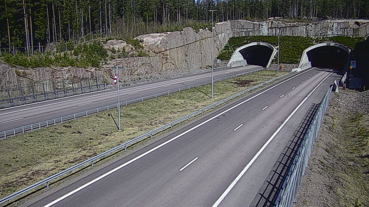 Kelikamerat Kuva Tie 7 Virolahti, Vaalimaan tunneli, suuaukko länsi, Virolahti, Kymenlaakso