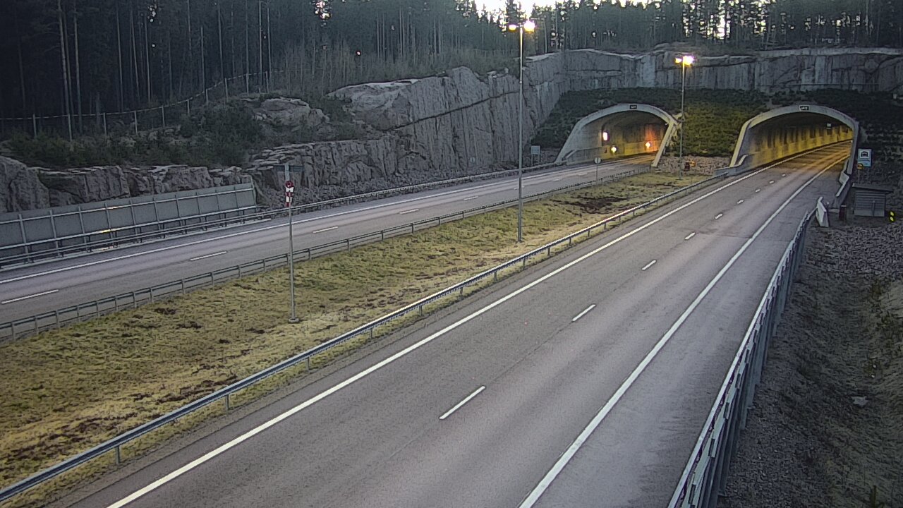 Kelikamerat Kuva Tie 7 Virolahti, Vaalimaan tunneli, suuaukko länsi, Virolahti, Kymenlaakso