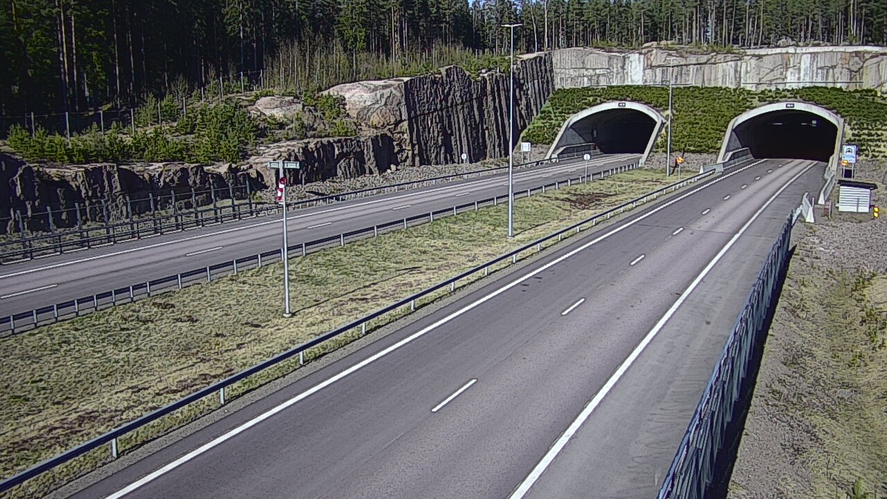 Kelikamerat Kuva Tie 7 Virolahti, Vaalimaan tunneli, suuaukko länsi, Virolahti, Kymenlaakso