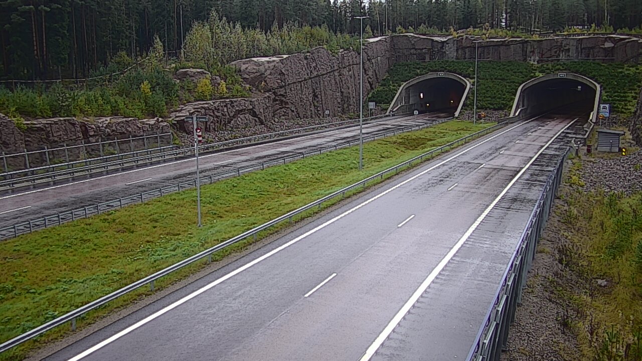 Kelikamerat Kuva Tie 7 Virolahti, Vaalimaan tunneli, suuaukko länsi, Virolahti, Kymenlaakso
