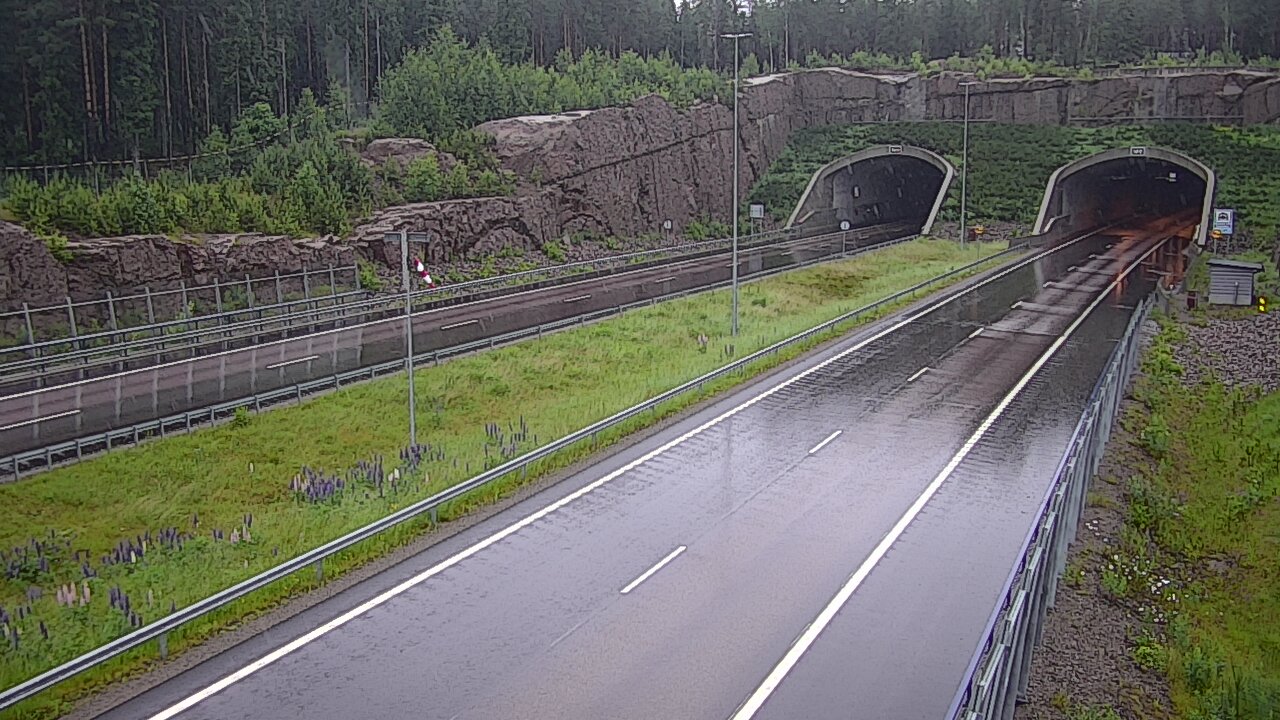 Weather Camera Image Road 7 Virolahti, Vaalimaan tunneli, suuaukko west, Virolahti, Kymenlaakso