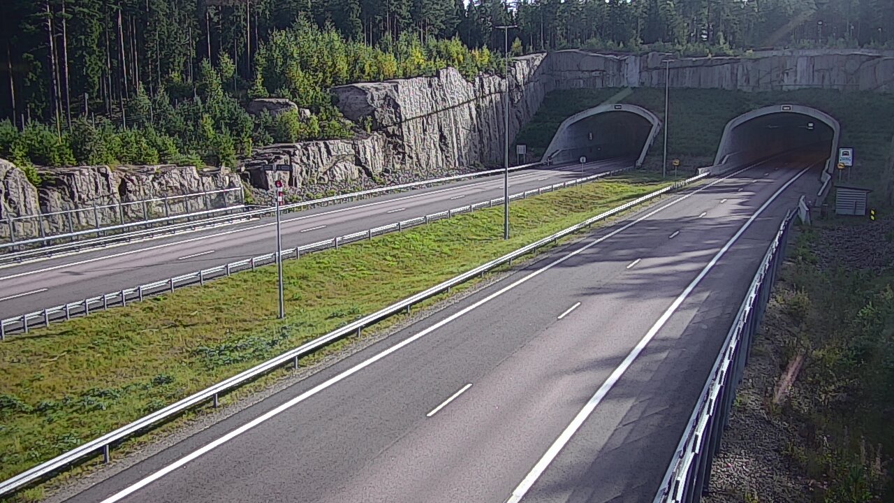 Weather Camera Image Road 7 Virolahti, Vaalimaan tunneli, suuaukko west, Virolahti, Kymenlaakso