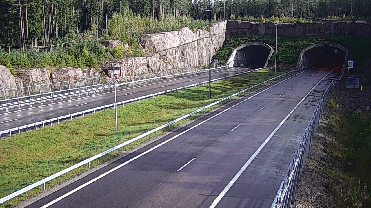 Kelikamerat Kuva Tie 7 Virolahti, Vaalimaan tunneli, suuaukko länsi, Virolahti, Kymenlaakso