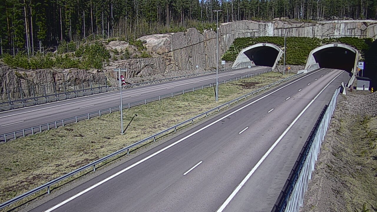 Kelikamerat Kuva Tie 7 Virolahti, Vaalimaan tunneli, suuaukko länsi, Virolahti, Kymenlaakso