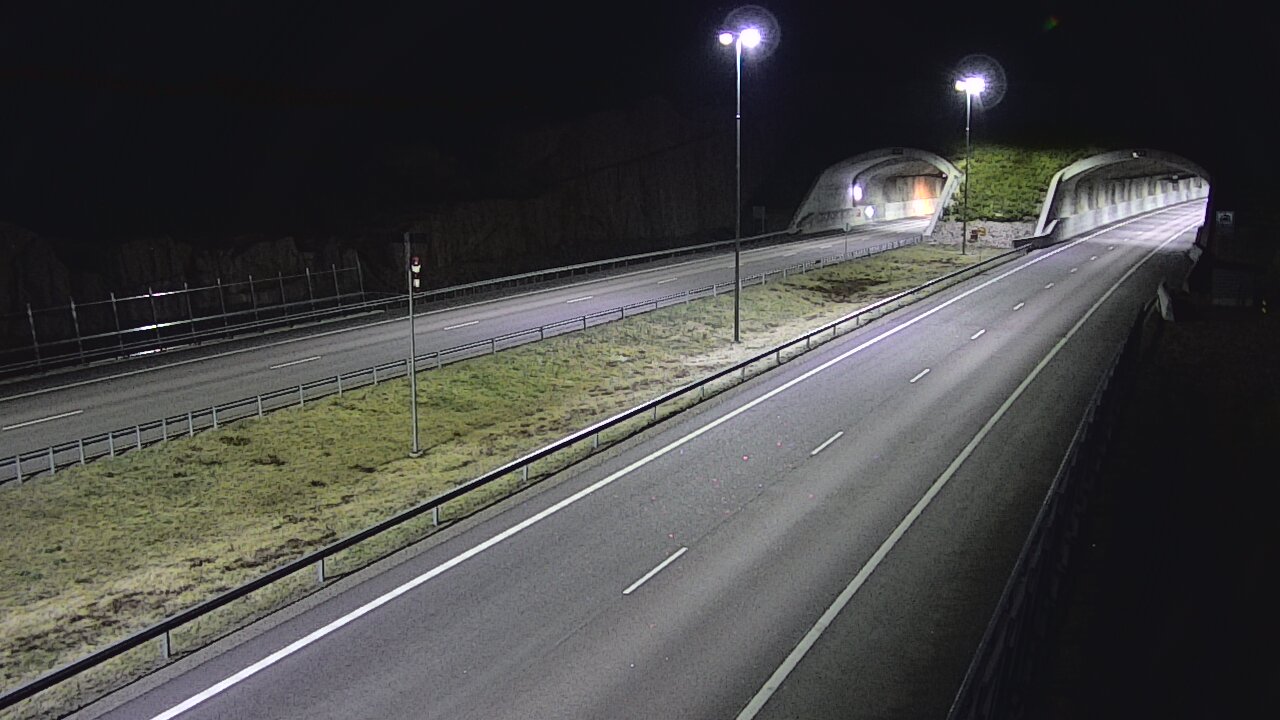 Weather Camera Image Road 7 Virolahti, Vaalimaan tunneli, suuaukko west, Virolahti, Kymenlaakso