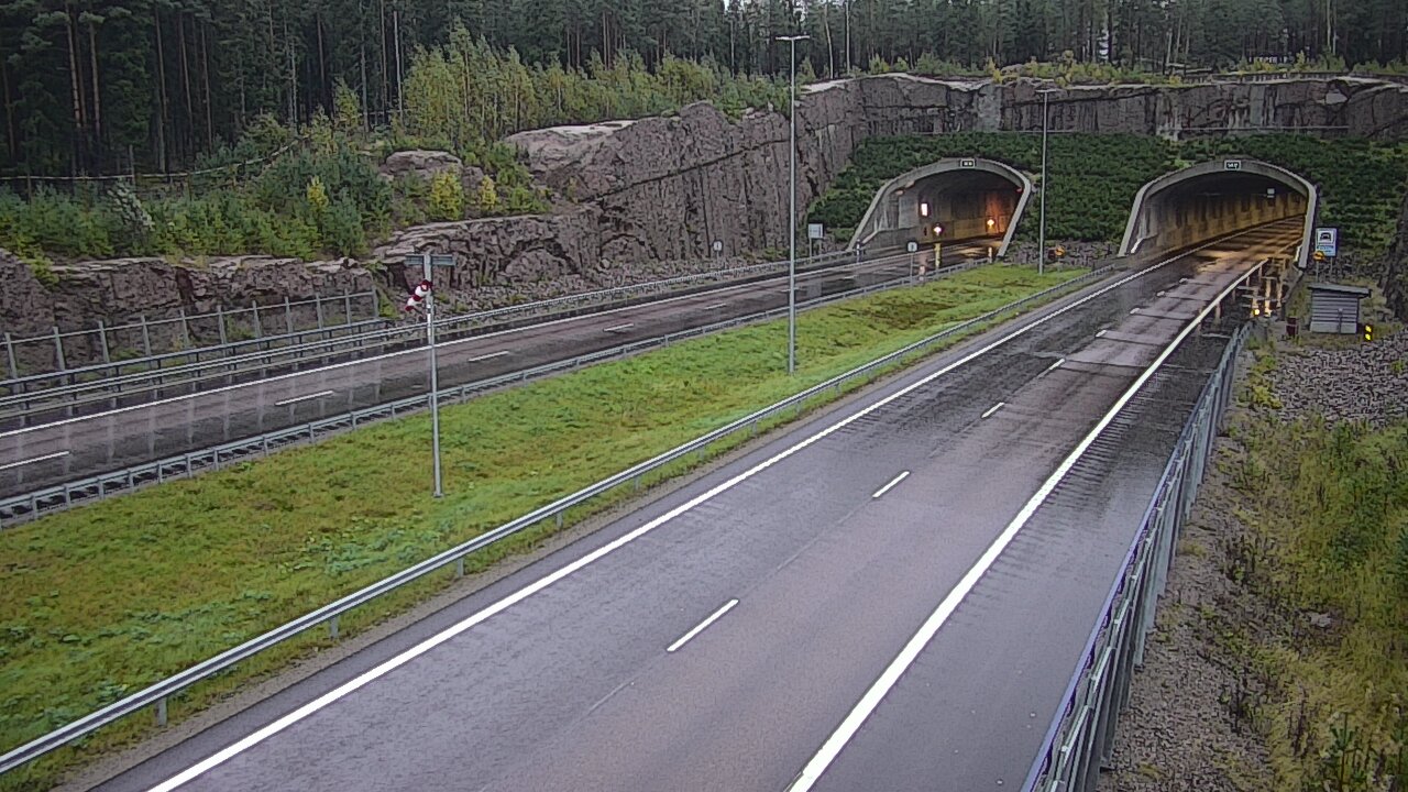 Kelikamerat Kuva Tie 7 Virolahti, Vaalimaan tunneli, suuaukko länsi, Virolahti, Kymenlaakso