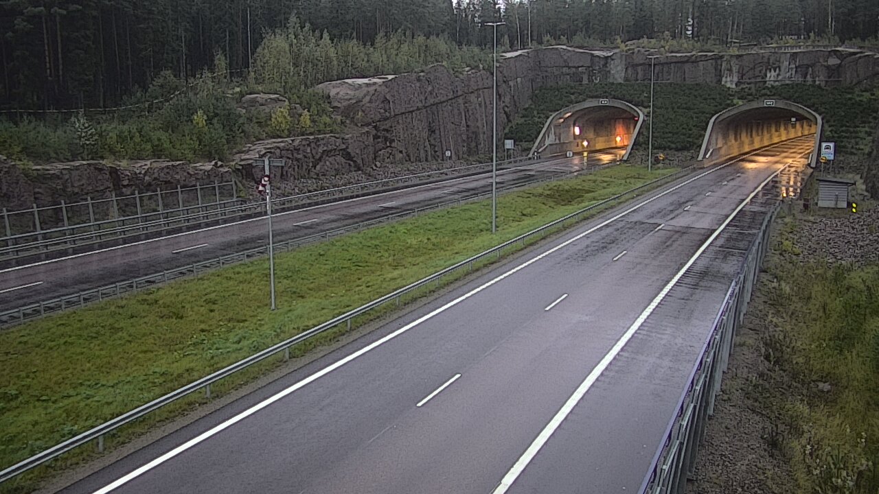 Kelikamerat Kuva Tie 7 Virolahti, Vaalimaan tunneli, suuaukko länsi, Virolahti, Kymenlaakso