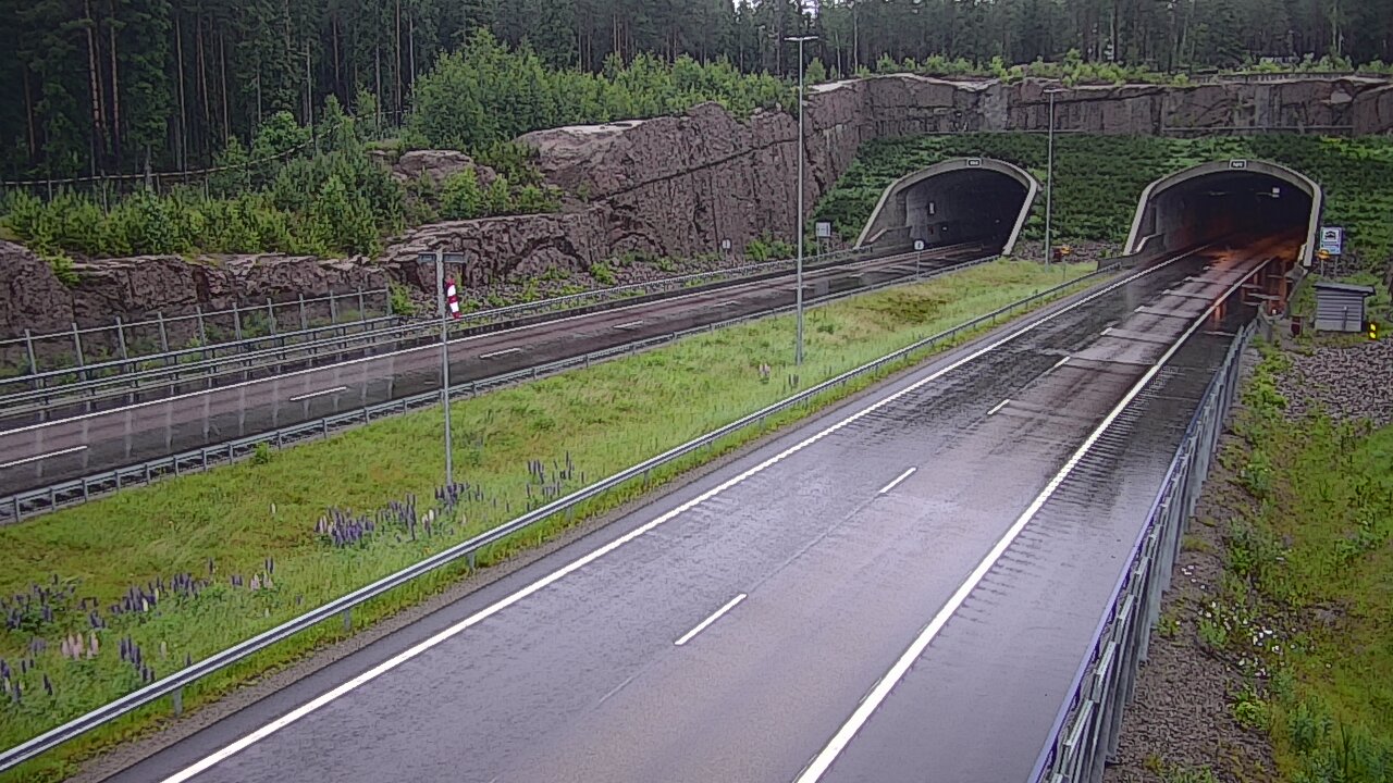 Weather Camera Image Road 7 Virolahti, Vaalimaan tunneli, suuaukko west, Virolahti, Kymenlaakso